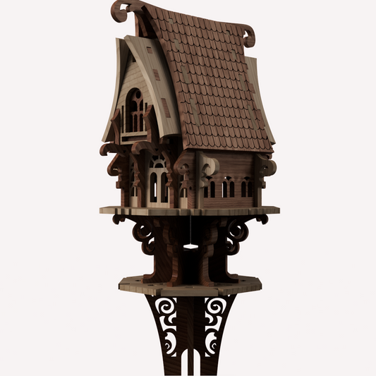 Tiny Elf House Laser Cut File