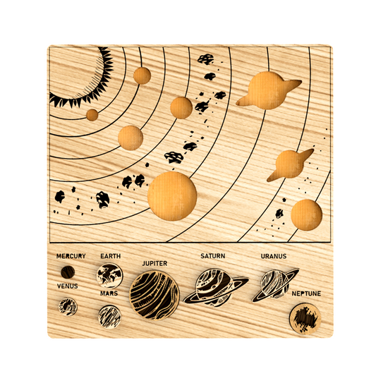 Solar System Jigsaw Puzzle for Laser cutting