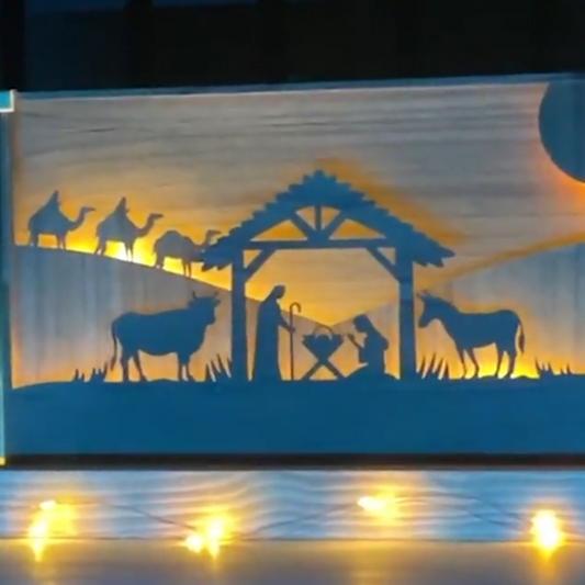 Nativity SVG, AI/EPS Designs For Laser Cutting